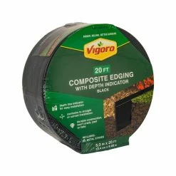Vigoro 20 ft. Premium Black Composite Edging -KANTE Sales black vigoro brick edging 903002vg c3 1000