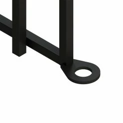 Vigoro Beaumont 40.4 in. H x 49.6 in. W Black Steel 3-Rail Fence Panel -KANTE Sales black vigoro garden fencing 860336 66 1000