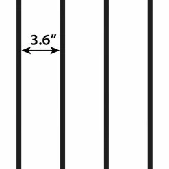 Vigoro Beaumont No Dig 40.4 in. H x 53.7 in. W Black Steel Decorative Fence Gate -KANTE Sales black vigoro garden fencing 860343 40 1000
