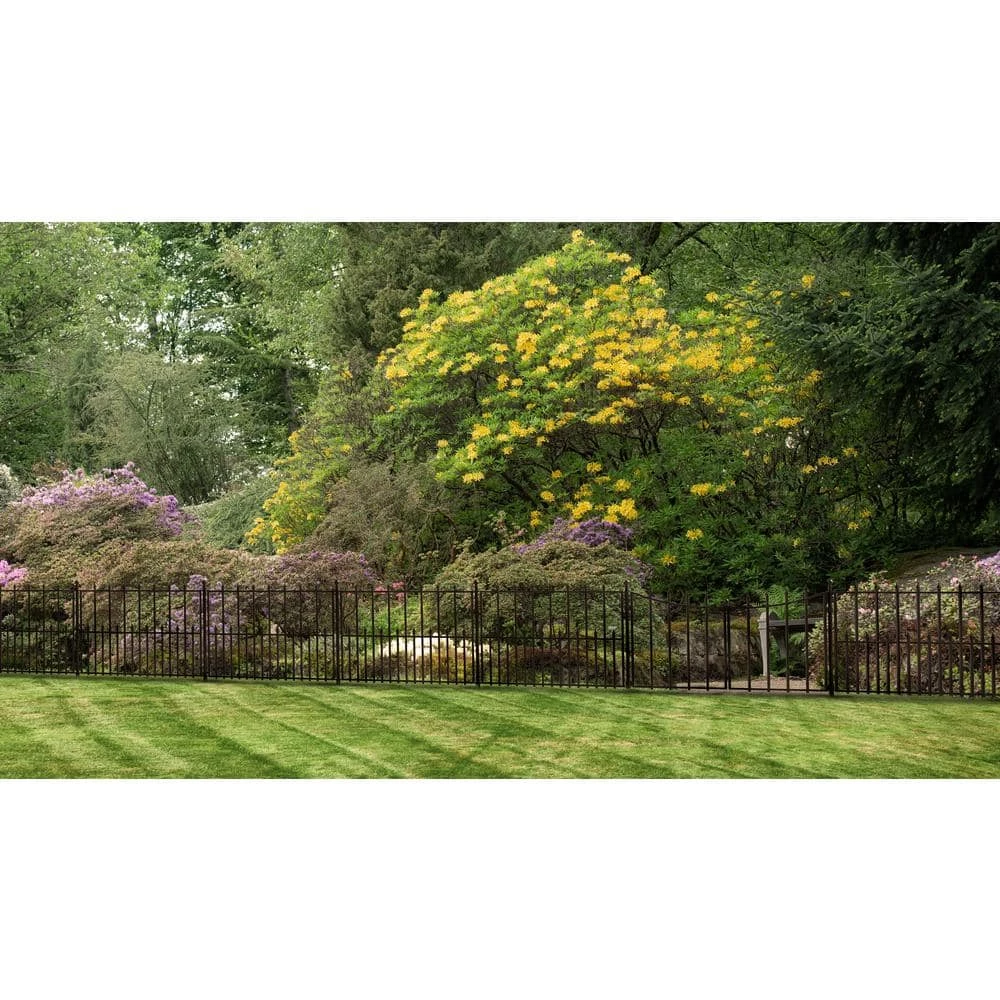 Vigoro Empire/Westbrook 28 in. Black Steel Decorative Fence Gate 12 Vigoro Empire/Westbrook 28 in. Black Steel Decorative Fence Gate - Image 10