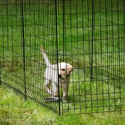 Vigoro 56 in. H Steel Multi-Purpose Black Fence Post 17 Vigoro 56 in. H Steel Multi-Purpose Black Fence Post -KANTE Sales black vigoro garden fencing 860428 4f 1000