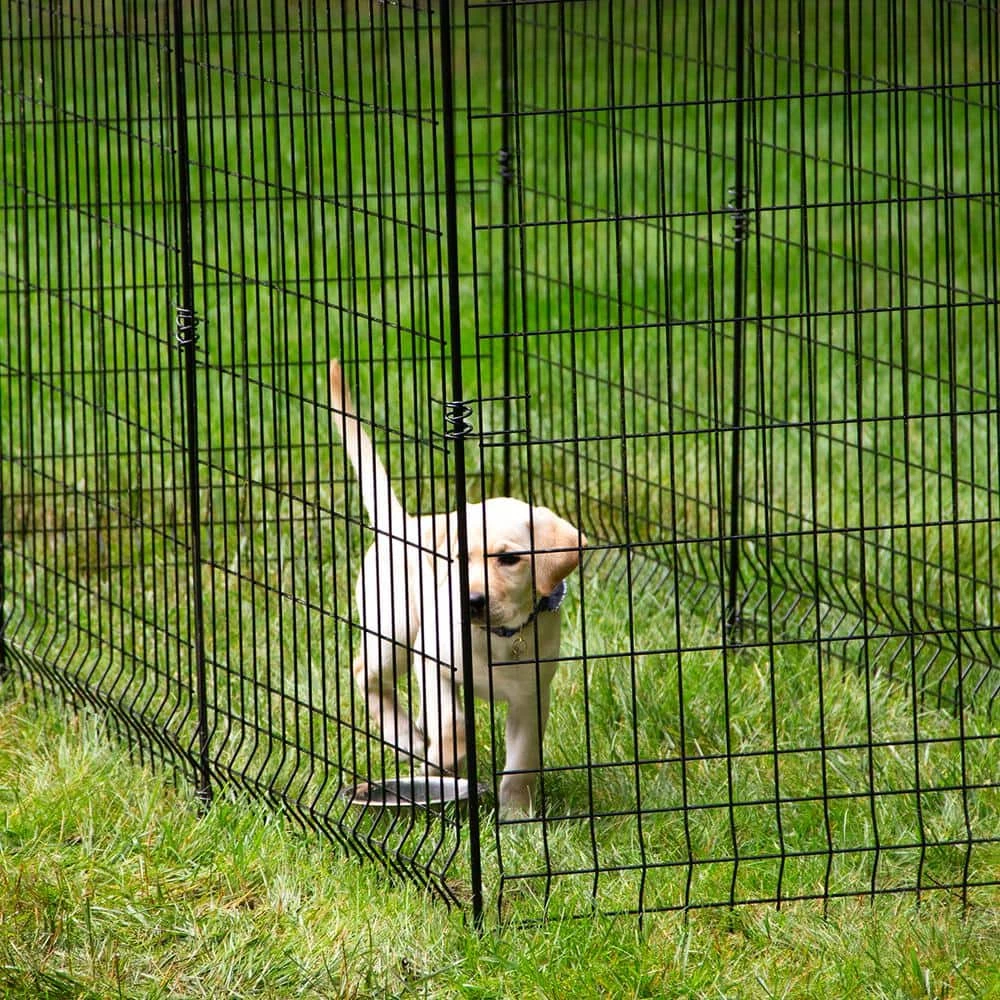 Vigoro 56 in. H Steel Multi-Purpose Black Fence Post 8 Vigoro 56 in. H Steel Multi-Purpose Black Fence Post - Image 6