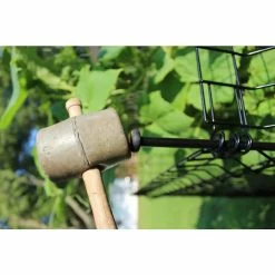 Vigoro 56 in. H Steel Multi-Purpose Black Fence Post (7-Pack) -KANTE Sales black vigoro garden fencing 860428 7pk 1f 1000