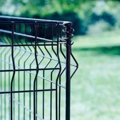 Vigoro 56 in. H Steel Multi-Purpose Black Fence Post (7-Pack) -KANTE Sales black vigoro garden fencing 860428 7pk 31 1000