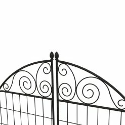 Vigoro Rockdale 41.9 in. Black Steel Fence Gate 16 Vigoro Rockdale 41.9 in. Black Steel Fence Gate -KANTE Sales black vigoro garden fencing 860442 a0 1000