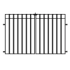 Vigoro 37.2 in. H x 55.7 in. W Steel 3-Rail Garden Fence Gate -KANTE Sales black vigoro garden fencing 860718 64 1000