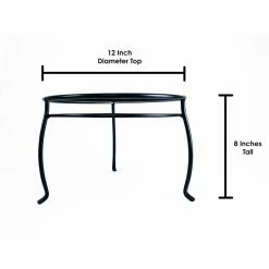 Vigoro 8 in. Black Metal Indoor Plant Stand 8 Vigoro 8 in. Black Metal Indoor Plant Stand -KANTE Sales black vigoro plant stands 51470 e1 1000