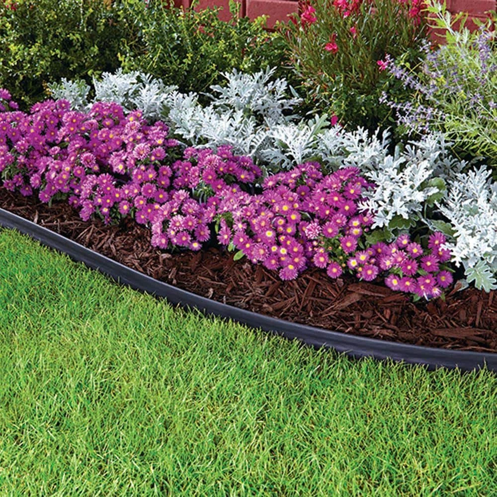 Vigoro 20 ft. No-Dig Landscape Plastic Edging Kit 4 Vigoro 20 ft. No-Dig Landscape Plastic Edging Kit - Image 2