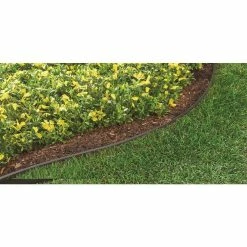 Vigoro 60 ft. x 0.5 in. x 4.5 in. Black Plastic Lawn Edging -KANTE Sales black vigoro plastic edging vig 60c 44 1000