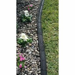 Vigoro EcoBorder 4 ft. Black Rubber Landscape Edging (Single) -KANTE Sales black vigoro rubber edging ecobrd blk 4 ft 1f 1000