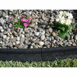 Vigoro EcoBorder 4 ft. Black Rubber Landscape Edging (Single) -KANTE Sales black vigoro rubber edging ecobrd blk 4 ft 44 1000