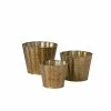 SULLIVANS Brown Metal Flower Pots (Set of 3) 2 SULLIVANS Brown Metal Flower Pots (Set of 3) -KANTE Sales brown sullivans plant pots met1578 64 1000