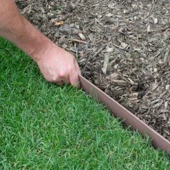 Vigoro 20 ft. Premium Brown Composite Edging -KANTE Sales brown vigoro brick edging 903001vg 1d 1000
