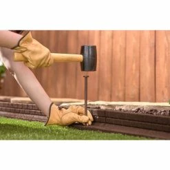 Vigoro 4 ft. Brown No-Dig Rubber Landscape Edging (6-Pack) 20 Vigoro 4 ft. Brown No-Dig Rubber Landscape Edging (6-Pack) -KANTE Sales brown vigoro rubber edging dcbfe4bn6 44 1000
