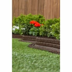 Vigoro 4 ft. Brown No-Dig Rubber Landscape Edging (6-Pack) 18 Vigoro 4 ft. Brown No-Dig Rubber Landscape Edging (6-Pack) -KANTE Sales brown vigoro rubber edging dcbfe4bn6 4f 1000