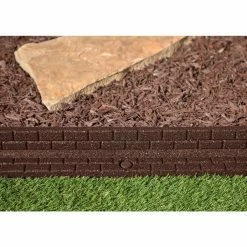 Vigoro 4 ft. Brown No-Dig Rubber Landscape Edging (6-Pack) 17 Vigoro 4 ft. Brown No-Dig Rubber Landscape Edging (6-Pack) -KANTE Sales brown vigoro rubber edging dcbfe4bn6 c3 1000