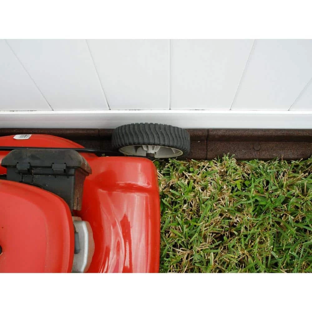 Vigoro EcoBorder 4 ft. Brown Rubber Landscape Edging (Single) 4 Vigoro EcoBorder 4 ft. Brown Rubber Landscape Edging (Single) - Image 2