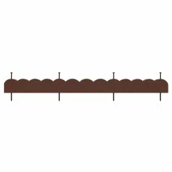 Vigoro 47 in. x 2 in. x 4 in. Brown Scalloped Rubber Garden Edging 13 Vigoro 47 in. x 2 in. x 4 in. Brown Scalloped Rubber Garden Edging -KANTE Sales brown vigoro rubber edging mt5001678 c3 1000