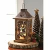 SULLIVANS Brown Metal and Wood Pinecone Lantern -KANTE Sales browns tans sullivans outdoor lanterns met1767 64 1000