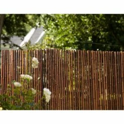 Vigoro 6 ft. x 8 ft. Caramel Brown Full Round Bamboo Fence 9 Vigoro 6 ft. x 8 ft. Caramel Brown Full Round Bamboo Fence -KANTE Sales caramel brown vigoro garden fencing 4477411 c3 1000