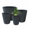 KANTE 20.9", 17.7", 15" & 12.6"H Cylindrical Charcoal Finish Lightweight Concrete Modern Planters Set of 4, Outdoor Indoor 1 KANTE 20.9", 17.7", 15" & 12.6"H Cylindrical Charcoal Finish Lightweight Concrete Modern Planters Set of 4, Outdoor Indoor -KANTE Sales charcoal kante plant pots rc0154bcde c60121 64 1000