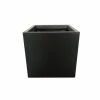 KANTE 10 in. Tall Charcoal Lightweight Concrete Square Modern Outdoor Planter -KANTE Sales charcoal kante plant pots rf0001a c60121 64 1000