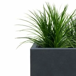 KANTE 11.81 x 11.81 in. Square Charcoal Lightweight Concrete and Weather Resistant Fiberglass Planter w/Drainage Hole 14 KANTE 11.81 x 11.81 in. Square Charcoal Lightweight Concrete and Weather Resistant Fiberglass Planter w/Drainage Hole -KANTE Sales charcoal kante plant pots rf0221b c60121 1f 1000