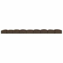 Vigoro Roman Stone 4 ft. Earth Rubber Garden Edging -KANTE Sales earth vigoro rubber edging mt5001597 40 1000