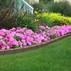 Vigoro Roman Stone 4 ft. Earth Rubber Garden Edging -KANTE Sales earth vigoro rubber edging mt5001597 4f 1000