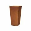 KANTE 24.4 in. H Rectangle Faux Weathering Steel Lightweight Concrete Tapered Tall Planter with Drainage Hole, Outdoor/Indoor -KANTE Sales faux weathering steel kante plant pots rf0004c c91942 64 1000