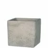 SULLIVANS Gray Cement Square Planter 2 SULLIVANS Gray Cement Square Planter -KANTE Sales gray sullivans plant pots cmt1090 64 1000