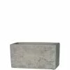 SULLIVANS Gray Cement Rectangular Planter -KANTE Sales gray sullivans plant pots cmt1094 64 1000