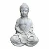 KANTE 25.6 in. H Natural Concrete/Fiberglass Indoor Outdoor Sitting Meditating Zen Buddha Statue -KANTE Sales kante garden statues osp141006 c80021 64 1000