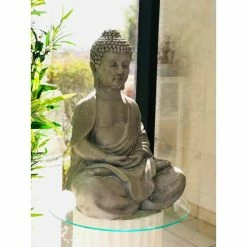 KANTE Lightweight Sitting Meditating Buddha Zen Indoor -KANTE Sales kante garden statues r141006 c80021 1f 1000