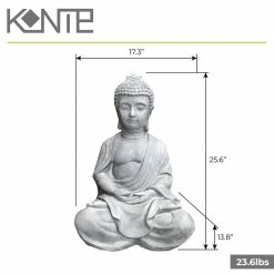 KANTE Lightweight Sitting Meditating Buddha Zen Indoor -KANTE Sales kante garden statues r141006 c80021 44 1000
