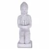 KANTE 12.8 in. H Gray Cement Buddha Garden Statue Tealight Candle Holder Ornament -KANTE Sales kante garden statues sx20200175 64 1000