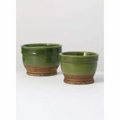 SULLIVANS Multi-Color Ceramic Planter (Set of 2) -KANTE Sales multicolor sullivans plant pots cm2925 4f 1000