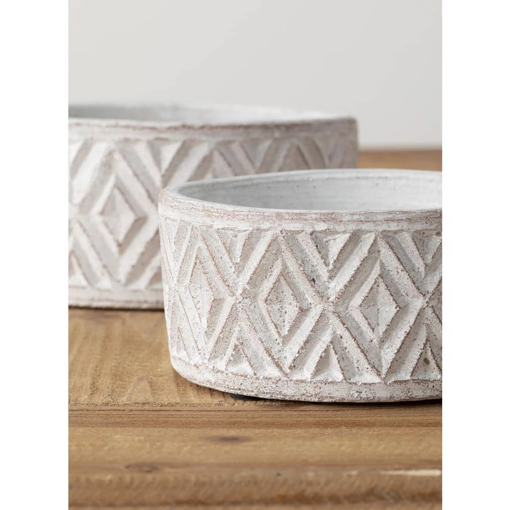 SULLIVANS Multi-Color Cement Planter (Set of 2) 6 SULLIVANS Multi-Color Cement Planter (Set of 2) - Image 4