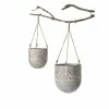 SULLIVANS Multi-Color Metal Hanging Planters (Set of 2) -KANTE Sales multicolor sullivans plant pots met1676 64 1000