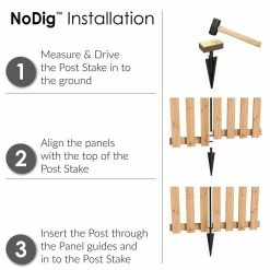 Vigoro 37.1 in. H x 48.3 in. W Cedar Garden Fence Gate -KANTE Sales natural cedar wood vigoro garden fencing 860671 1d 1000