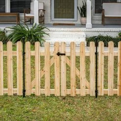 Vigoro 37.1 in. H x 48.3 in. W Cedar Garden Fence Gate -KANTE Sales natural cedar wood vigoro garden fencing 860671 1f 1000