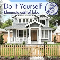 Vigoro 37.1 in. H x 48.3 in. W Cedar Garden Fence Gate -KANTE Sales natural cedar wood vigoro garden fencing 860671 31 1000