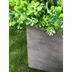 KANTE Set of 3 Lightweight Modern Square Outdoor Planters, 16 in., 12 in. and 10 in. Tall, Natural Concrete 11 KANTE Set of 3 Lightweight Modern Square Outdoor Planters, 16 in., 12 in. and 10 in. Tall, Natural Concrete -KANTE Sales natural concrete kante plant pots rf0001abcc80021 4f 1000