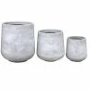 KANTE 17.3 in. Tall Natural Lightweight Concrete Footed Tulip Outdoor Round Planter (Set of 3) -KANTE Sales natural kante plant pots rf2015022bcd c80021 64 1000