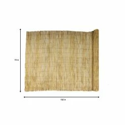 Vigoro 6 ft. H x 16 ft. W Natural Reed Garden Fencing Roll -KANTE Sales natural vigoro garden fencing 0406164 40 1000