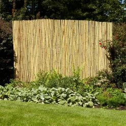 Vigoro 4 ft. H x 6 ft. W Natural Bamboo Fence -KANTE Sales natural vigoro garden fencing 4477405 31 1000