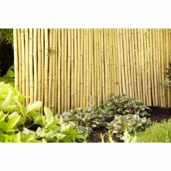 Vigoro 4 ft. H x 6 ft. W Natural Bamboo Fence -KANTE Sales natural vigoro garden fencing 4477405 c3 1000