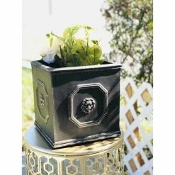 KANTE 12.6 in. Tall Oil Rubbed Bronze Lightweight Concrete Classic Square English Style Lion Head Planter 9 KANTE 12.6 in. Tall Oil Rubbed Bronze Lightweight Concrete Classic Square English Style Lion Head Planter -KANTE Sales oil rubbed bronze kante plant pots rf0172b c80201 1f 1000
