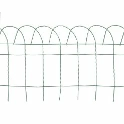 Vigoro 14 in. x 20 ft. Rolled Metal Garden Fence, Green 7 Vigoro 14 in. x 20 ft. Rolled Metal Garden Fence, Green -KANTE Sales powder coated green vigoro garden fencing 89311hd 4f 1000