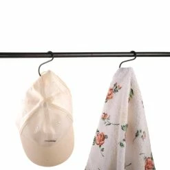 Vigoro 1.77 in. x 0.157 in. x 3.35 in. Black Metal Extender Hooks (2-Pack) -KANTE Sales powder coating vigoro plant hangers 541117 77 1000